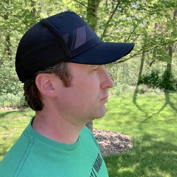 𝅺ADIDAS gold black mesh trucker hat ball cap - Picture 4 of 8